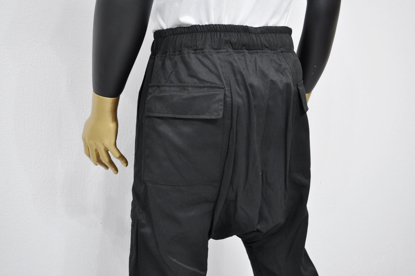XS - 8XL Men's Steampunk Cotton Blend Twill Cargo Shorts,Front Flap, Low Crotch,Cyberpunk,Gothic,Streetwear Futuristic Clothing /PLUS- BB802